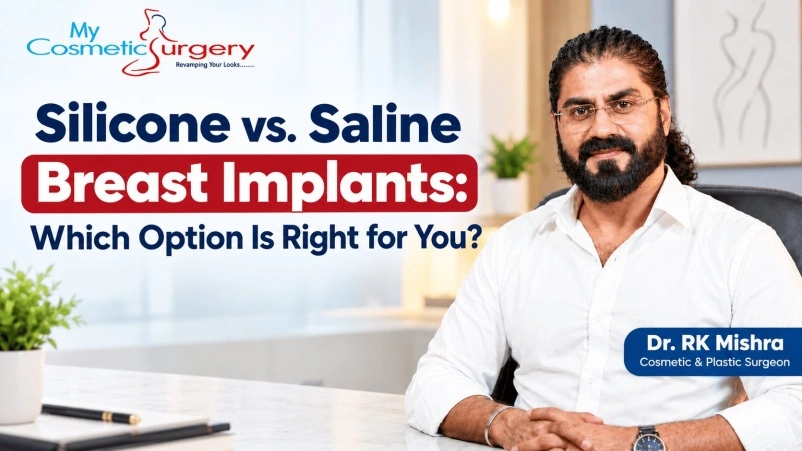 Silicone vs saline breast implant comparison